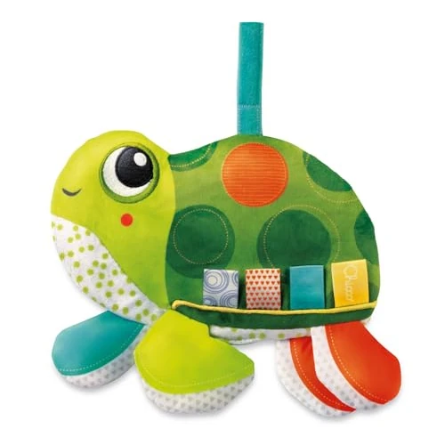 Offerta a tempo: Chicco Molly La Tartaruga, Giochino in Tessuto Morbido e Colorato, Diversi Tessuti per Stimolare capacità Tattili e Visive, con Sistema di Chiusura a Strappo, Lavabile in Lavatrice, Bambini 0-18 Mesi - 35% da 15.20 € a 9.90 €