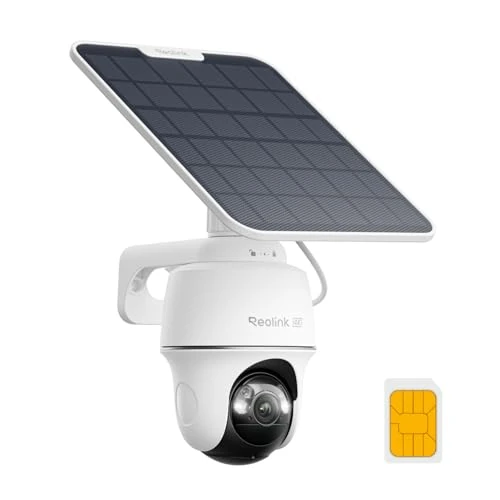 Oferta limitowana: Reolink 3G/4G LTE Security Camera Outdoor Wireless, 4K/8MP Camera Wireless with Solar, Person/Vehicle Detection, Go PT Ultra + Solar Panel z 972.76 zł na 989.00 zł (oszczędź -1.67%)