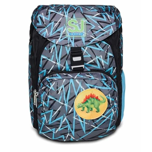 Zeitlich begrenztes Angebot: SJ GANG STYLE JAM GANG Schulranzen, gepolstert & flexibel, mit Trinkflaschenfach, Seitentaschen, Brust- und Hüftgurt; nachhaltiges Gewebe; Rucksack für Grundschule, Mädchen & Jungen, grau von 52.43 € auf 52.43 € (0.00% Rabatt)