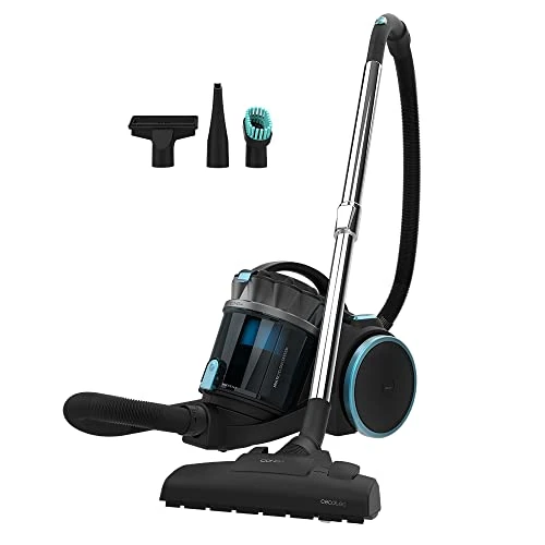 Cecotec Conga Rockstar Multicyclonic Bagless Vacuum Cleaner 800 W Multicyclonic 20 kPa Capacity 4 L Highly Efficient Filter Metal Telescopic Hose Radio Action 9 m