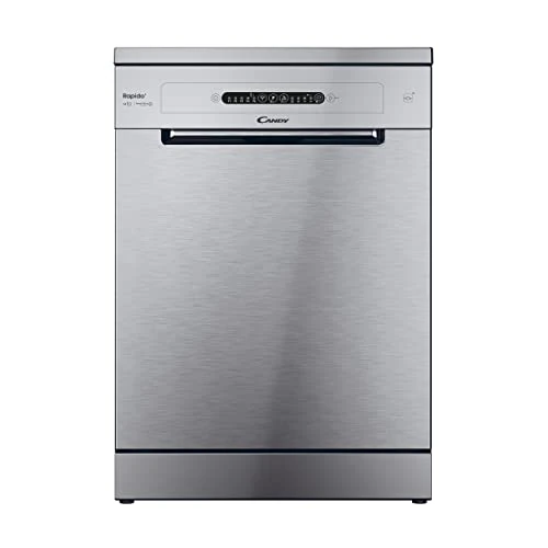 Offerta a tempo: Candy Rapido' Lavastoviglie a Libera Installazione 60 cm, 13 Coperti, 5 Programmi, Wi-Fi + BLE, Maxi TUB, Partenza Ritardata 3-6-9h, Motore Inverter, Classe C, 59,7 x 59,8 x 82 cm, Inox - CF 3C7L0X - 42% da 634.00 € a 369.99 €