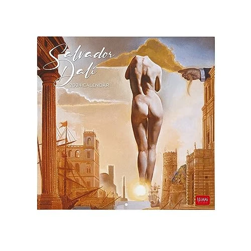 Legami - 2024 Wall Calendar, 12 Months and Yearly Planner, Space for Notes and Notes, Week Number, 6 Languages, Zodiac Signs and International Holidays, Single Cellophane, 30 x 29 cm