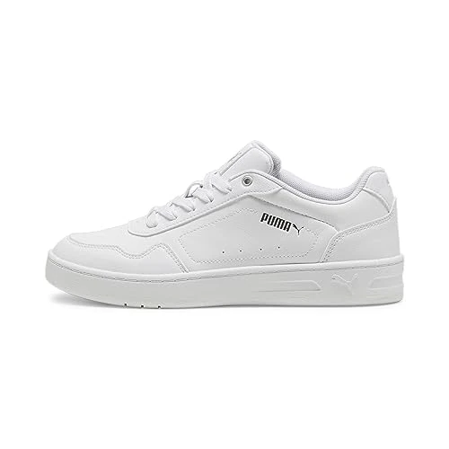 PUMA Court Classy, Scarpe da Ginnastica Donna, White-Silver, 40 EU