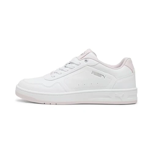 Offre limitée : PUMA Women Court Classy Baskets, Puma White Whisp Of Pink Puma Silver, 42.5 EU de 49.95 € à 49.95 € (0.00% de remise)