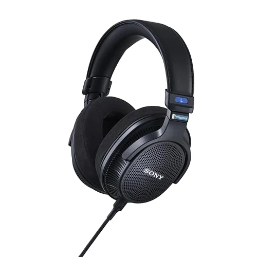 Limited-time offer: Sony MDR-MV1 Studio Monitor Open Back Headphones - Wired for Mixing & Mastering, Precise Neutral Sound at 5Hz-80kHz, Spatial & Stereo Sound, Detachable Screw-Fit Cable, Superior Comfort, Black from 339.00 GBP to 339.00 GBP (save 0%)