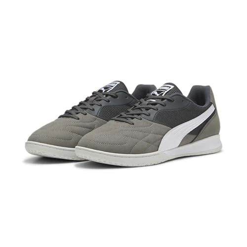 Offerta a tempo: PUMA King Top IT, Soccer Shoe Unisex-Adulto, Shadow Gray White-Glacial Gray, 42.5 EU - 46% da 89.95 € a 48.29 €
