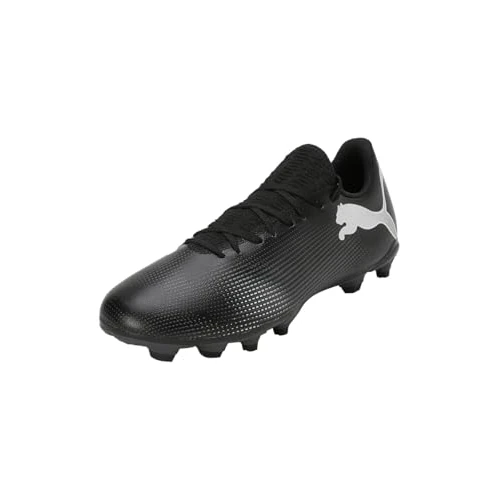 Limitiertes Angebot: Puma Men Future 7 Play Fg/Ag Soccer Shoes, Puma Black-Puma White, 44.5 EU von 59.95 EUR auf 30.00 EUR (Spare 50%)