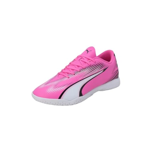 Beperkte aanbieding: PUMA Unisex Ultra Play ItSoccer Schoen, Poison Pink PUMA Wit PUMA Zwart, 45 EU van 54.95 EUR naar 24.99 EUR (besparing 55%)