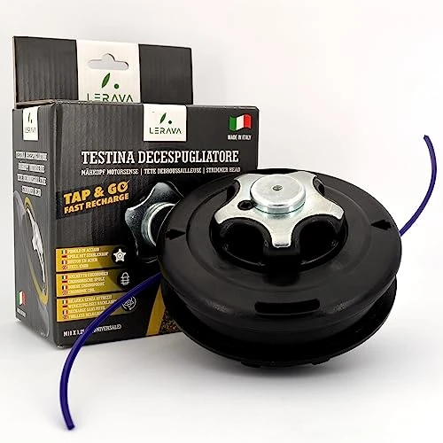 Offerta a tempo: LERAVA® Testina Decespugliatore batti e Vai - M10x1,25 - Testina decespugliatore con Pomolo in Acciaio - Accessori batti e Vai - Dado per Stihl, Echo, Efco - 100% Made in Italy - 0.00% da 39.90 € a 39.90 €