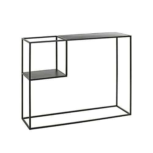 Offerta a tempo: HAKU Consolle nero, metallo - Dim. L 100 cm x A 80 cm x P 30 cm, Stile Moderno - 69% da 102.00 € a 31.40 €