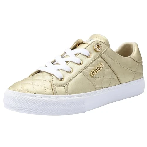 Zeitlich begrenztes Angebot: Guess Loven Sneaker für Damen, Gold 710, 36 EU von 37.94 € auf 37.94 € (0.00% Rabatt)