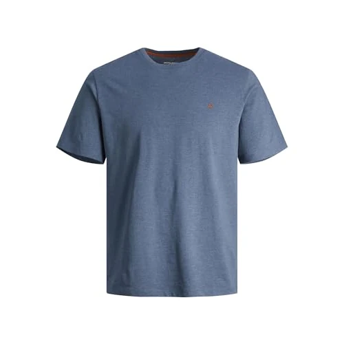 Jack & Jones Jjepaulos T-Shirt SS Crew Neck Noos, Bleu Jeans, S