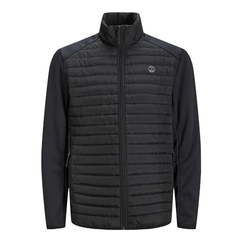 Oferta limitada: JACK & JONES Chaqueta Noos con Cuello Acolchado Jjemulti para Hombre, Negro/Detalles: Mangas Ajustadas, M de 59.99 EUR a 29.90 EUR (ahorro 50%)