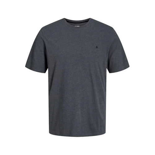 Jack & Jones Jjepaulos T-Shirt SS Crew Neck Noos, Gris foncé mélangé, S