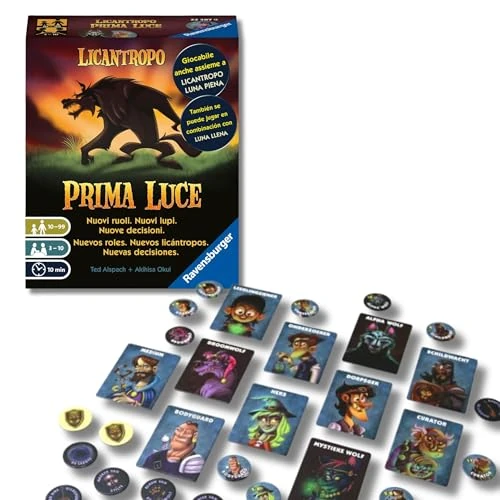 Offerta a tempo: Ravensburger - Licantropo Prima Luce, Gioco di Carte per Tutta la Famiglia — 21% da 13,99 € a 10,99 €