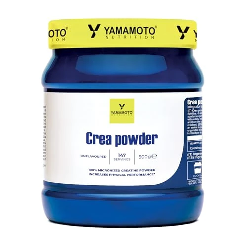 Offerta a tempo: YAMAMOTO NUTRITION, CreaPOWDER 500 gr, Integratore Alimentare di Creatina Monoidrato in Polvere, Integratore per Sportivi Aumenta le Prestazioni Fisiche, Gusto Neutro - 15% da 37.49 € a 32.00 €