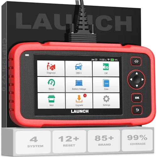Oferta limitada: LAUNCH CRP129i 2.0 OBD2 Diagnósticos Coche, Escáner con 4 Sistemas, Coche multimarca Scanner con 12 Reset, Aceite/DPF/ABS/SAS/Freno/BMS/TPMS/Adblue/Inject/AFS/AF/Ajuste del Acelerador Modelo 2025 de 299.00 EUR a 299.00 EUR (ahorro 0%)