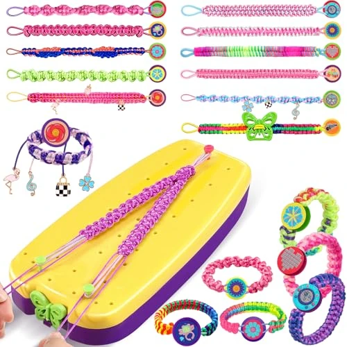 Ophy Arts and Crafts for Kids, Bracelet Making Kit for Girls Ages 8-12, Friendship Bracelet Making Kit Jewelry Making Kit Birthday Gifts for 6 7 8 9 10 11 12 Years Old DIY Bracelet String Christmas