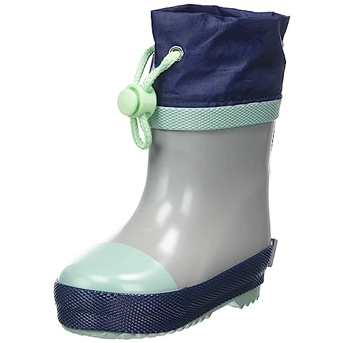 Beperkte aanbieding: Playshoes Uniseks halfhoge gevoerde rubberlaarzen voor kinderen, grijs, 26 EU van 23.90 EUR naar 23.90 EUR (besparing 0%)