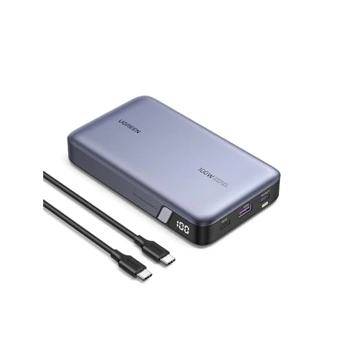 Tijdelijke aanbieding: UGREEN 100W Power Bank 20000mAh Externe Batterij met 3 Poorten Compatibel met MacBook Pro/Air, iPhone 15 Pro Max/Pro/15/14 Pro, Galaxy S23 Ultra, Dell van 49.99 € naar 44.99 € (10% korting)