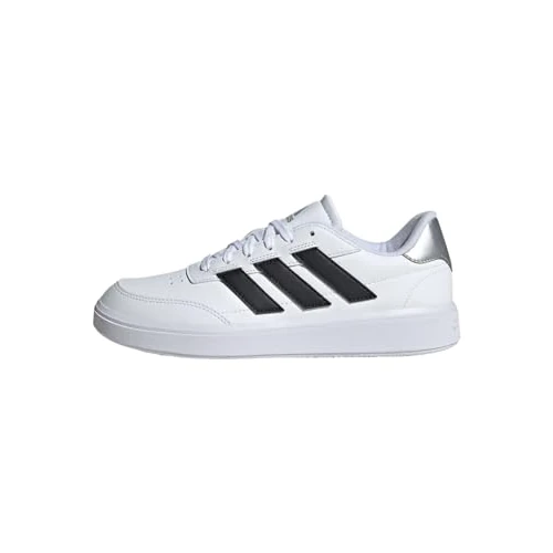 Oferta limitada: adidas Courtblock Shoes, Zapatos Mujer, Cloud White/Core Black/Silver, 37 1/3 EU de 60.00 EUR a 29.95 EUR (ahorro 50%)
