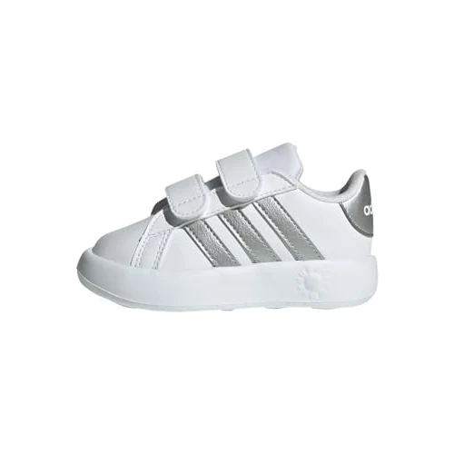 Limited-time offer: adidas Unisex Baby Grand Court 2.0 Shoes Kids, Cloud White/Matte Silver/Cloud White, 6.5 UK Child from 25.99 GBP to 25.99 GBP (save 0%)