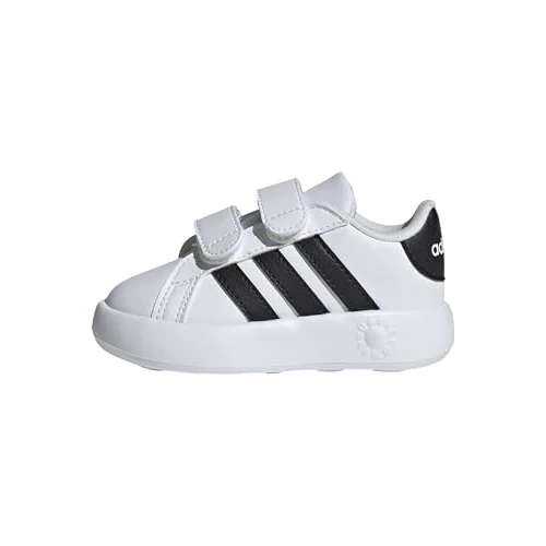 Adidas Unisex Baby Grand Court 2.0 Shoes Kids, Cloud White/Core Black/Cloud White, 25 EU