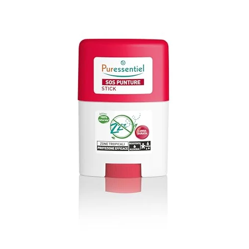 Offre limitée : Puressentiel – Stick répulsif Waterproof Anti-moustiques – Zones tropicales – Corps et visage (joues/front) – Actif 100 pourcent d’origine naturelle – Efficacité 8h et - - 20 ml de 7.99 € à 7.99 € (0.00% de remise)