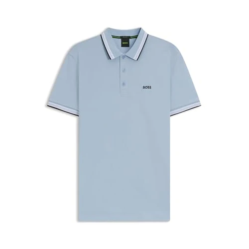 Oferta limitowana: BOSS Męska koszulka polo Paddy, Jasny/pastelowy niebieski 450, L z 309.99 zł na 226.19 zł (oszczędź 27%)