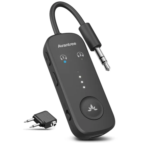 Offerta a tempo: Avantree Relay - Adattatore Bluetooth 5.3 da Aereo per 2 AirPods o Cuffie - 0.00% da 34.99 € a 34.99 €