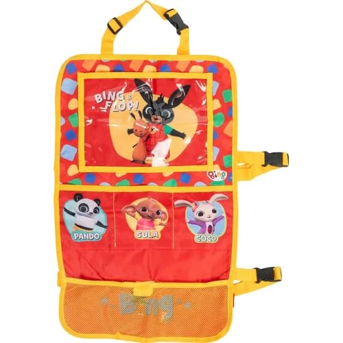 Offre limitée : Tataway Protecteur de siège auto Bing Red Car Organizer pour tablette avec les adorables personnages Bing, Flop, Pando, Sula et Coco de 20.74 EUR à 14.10 EUR (remise 32%)