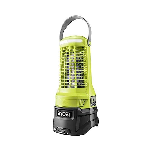 RYOBI 18 V ONE+ Akku-Insektenvernichter RY18BZA-0 (Bis zu 30 m² Wirkungsbereich, Timer-Einstellung für 2-, 4-, und 6 Stunden, ohne Akku und Ladegerät