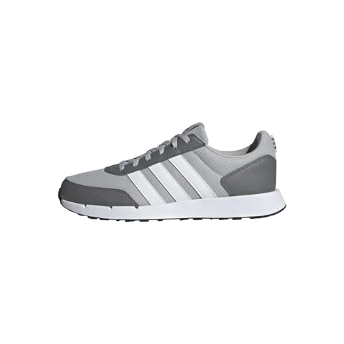 Offerta a tempo: adidas Unisex - Adulto Run 50S Shoes, Grey Two / Cloud White / Grey Four, 47 1/3 EU - 13% da 50.00 € a 43.55 €
