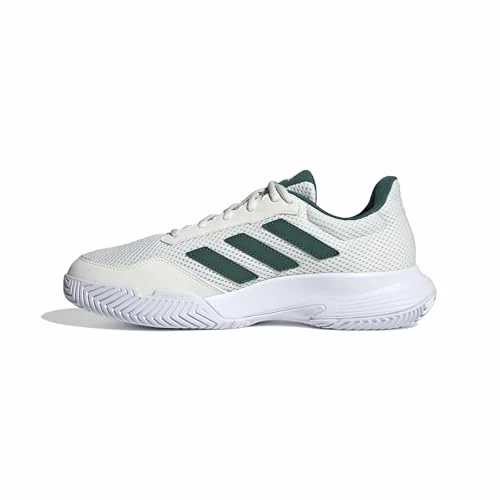Offerta a tempo: adidas Unisex - Adulto Court Spec 2 Tennis Shoes, off White/Collegiate Green/Cloud White, 40 EU - 44.18% da 64.49 € a 36.00 €
