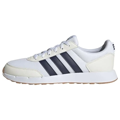 Offerta a tempo: adidas Unisex - Adulto Run 50s Shoes, Cloud White Shadow Navy Off White, 45 1/3 EU - 30% da 50.00 € a 34.99 €