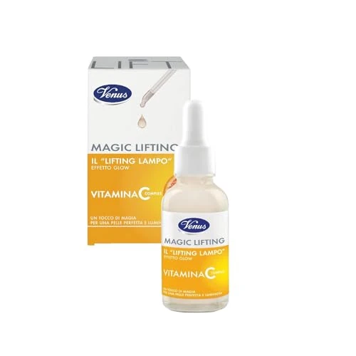 Offerta a tempo: Venus, Magic Lifting Lampo Effetto Glow, Con Vitamina C, Creatina e Caffeina, Luminosità Immediata e Pelle Levigata, Corregge Imperfezioni per Selfie Perfetti, 30 ml - 55% da 9.90 € a 4.49 €
