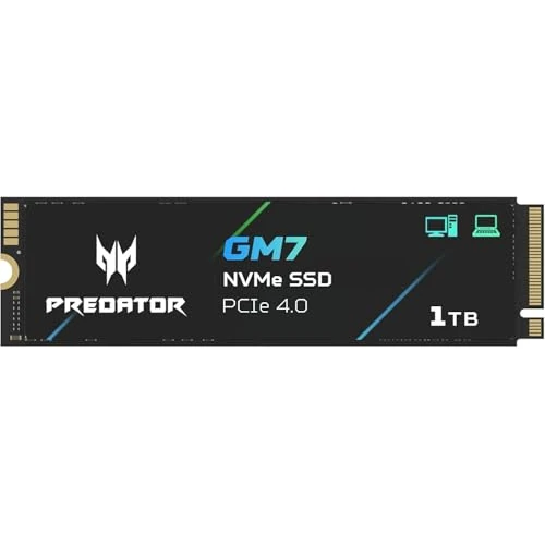 Tijdelijke aanbieding: Acer SSD Predator GM7000 512GB M.2 2280 van 472.30 € naar 472.30 € (0.00% korting)