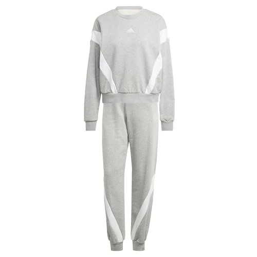 adidas Dames Laziday Track Suit, Medium Grey Heather, XXS Short