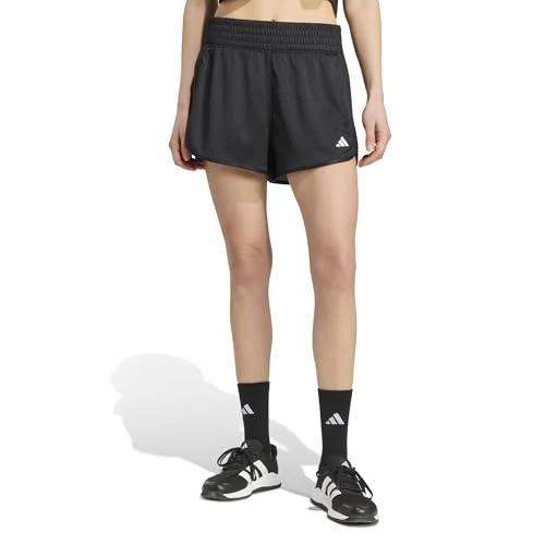 Limited-time offer: adidas Women's Pacer Essentials Knit High-Rise Shorts, Black, XXS 5 inch from 22.99 £ to 22.99 £ (save 0.00%)