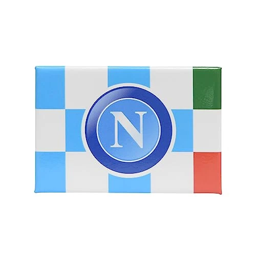 Tijdelijke aanbieding: ssc napoli, Driekleurige magneet, uniseks, volwassenen, lichtblauw van 9.86 EUR naar 9.86 EUR (korting 0%)