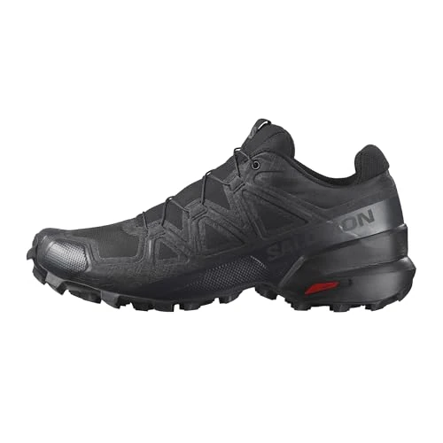 Salomon Men's Speedcross Trail Running Shoes, Black Black Quiet Shade, 7.5 UK