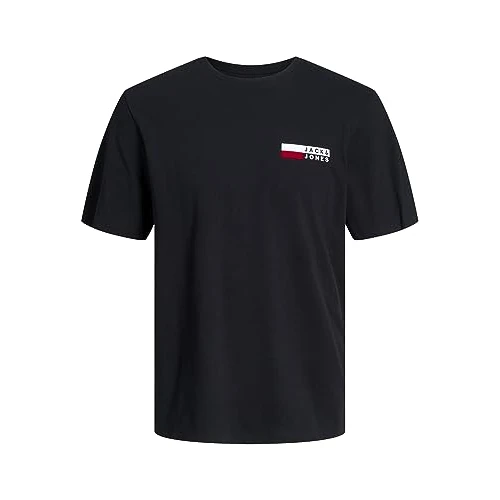 Offerta a tempo: JACK & JONES JJECORP LOGO TEE PLAY SS O-NECK NOOS, T-Shirt Uomo, Nero (Black Print:P4 Small Print), XL - 20% da 14.99 € a 12.04 €