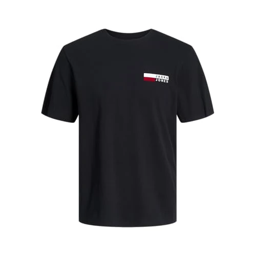 Offerta a tempo: JACK & JONES JJECORP LOGO TEE PLAY SS O-NECK NOOS, T-Shirt Uomo, Nero (Black Print:P4 Small Print), M - 0.00% da 27.96 € a 27.96 €