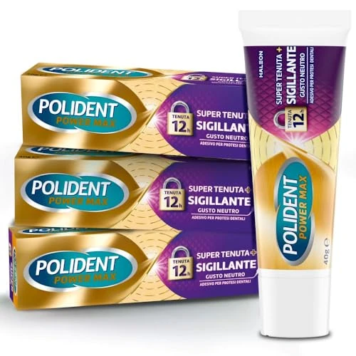 Oferta limitada: Polident Super sellado + sellador, adhesivo para prótesis dental, 12 horas de duración diaria, sabor neutral, paquete de 3 x 40 g de 18.13 € a 18.13 € (ahorro 0.00%)
