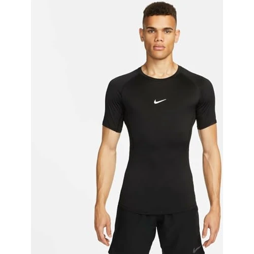 Limited-time offer: Nike Mens Pro Dri-FIT Tight Short Sleeve Top Black/White MD from $40.39 to $32.00 (save 21%)