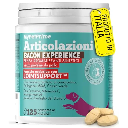 Limited-time offer: MyPetPrime Joint Care for Dogs 125 Tablets | JointSupport Formula from 23.95 £ to 23.95 £ (save 0.00%)
