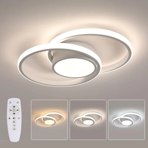 Offre limitée : SENQIU Plafonnier LED Dimmable 40W avec Télécommande 3000K-6500K de 40.38 € à 40.38 € (0.00% de remise)