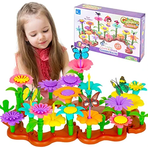 Limited-time offer: OSDUE Flower Garden Building Toy Set, 90PCS Flower Building Blocks Set for Indoor &Outdoor, Education Stem Toys, Toddler Toys Gifts for Girls Boys DIY Bouquet Sets Gifts from 9.99 £ to 9.99 £ (save 0.00%)