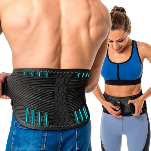 Zeitlich begrenztes Angebot: NativoDex Rückenstützgürtel, Rückenbandage, Rückengurt, Lendenwirbelstütze von 15.99 € auf 13.59 € (15% Rabatt)