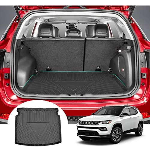Offerta a tempo: GAFAT J Eep Compass II MP 4XE Hybrid Facelift 2017-2022 2023, tappetino per bagagliaio con bordo alto, originale TPE 3D, compatibile con Jeep Compass 2023 - 41% da 130.00 € a 76.47 €